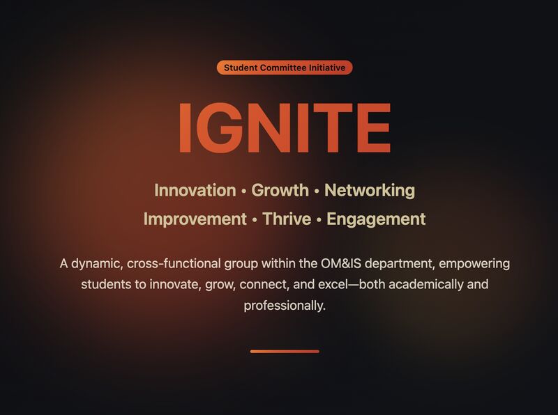 OMIS x IGNITE start
